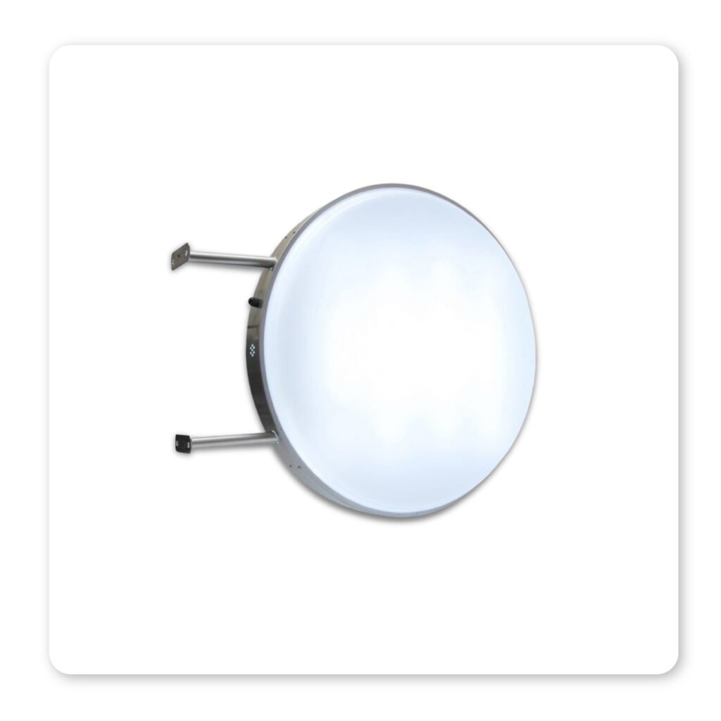 Rounded Projecting LED Lightbox